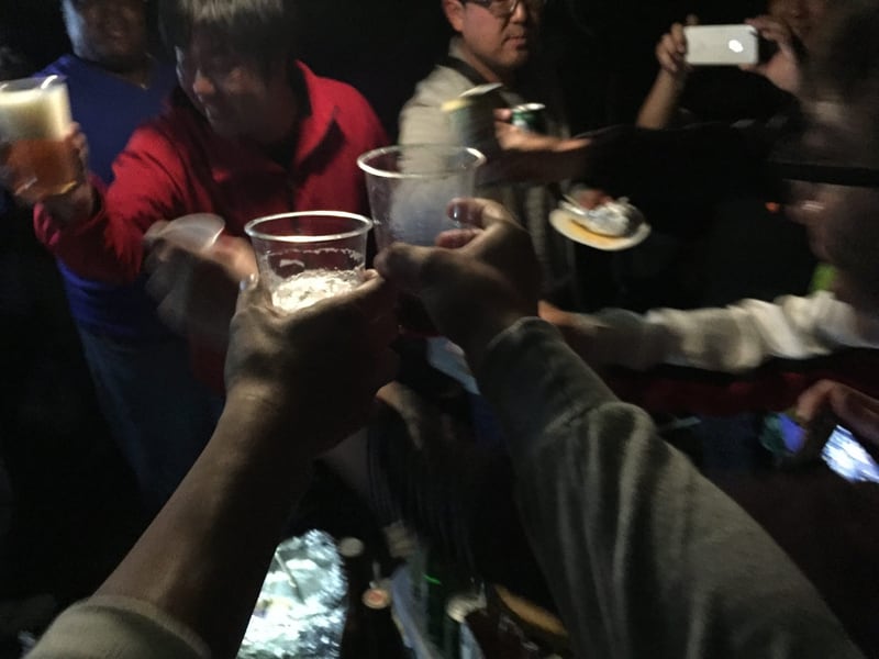 雫石 ひと雫の酒プロジェクト 2017年 稲刈り キャンプ BBQ