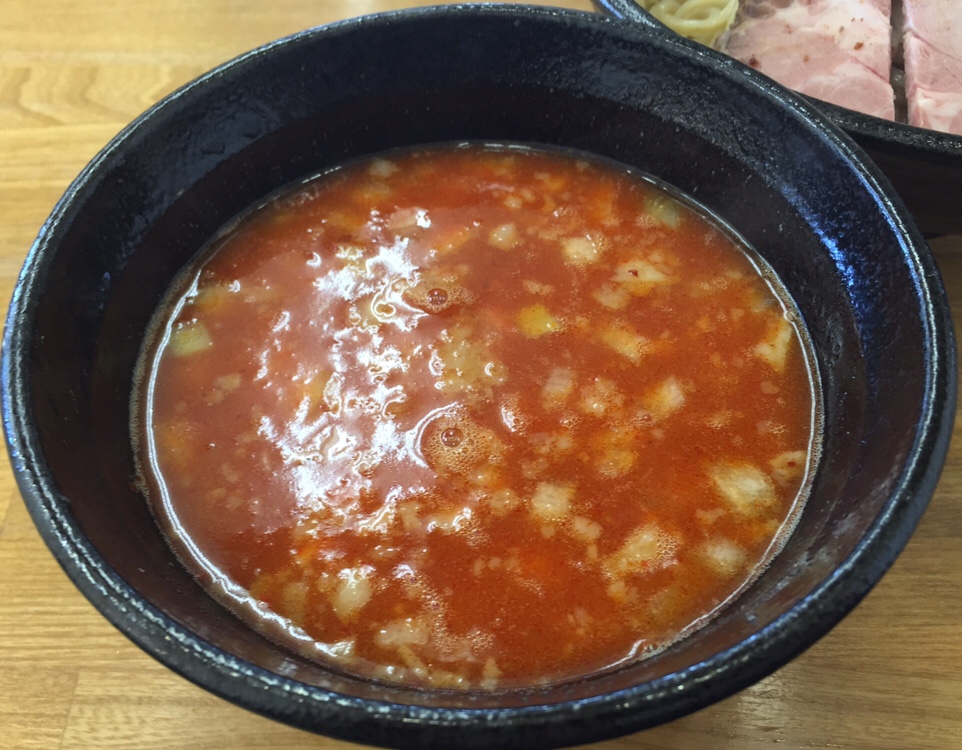 麺屋 羅漢 メニュー カラシビつけ麺 辛痺つけ麺 つけ汁 スープ