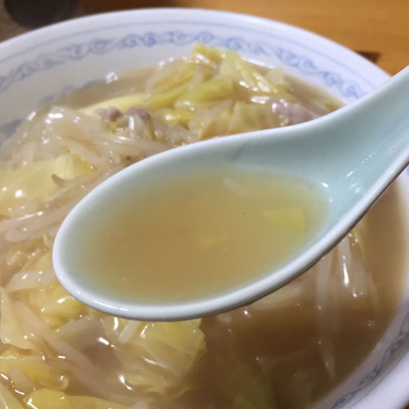 めしやのちゃんぽん 秋田市土崎 あんかけちゃんぽん 餡かけチャンポン スープ