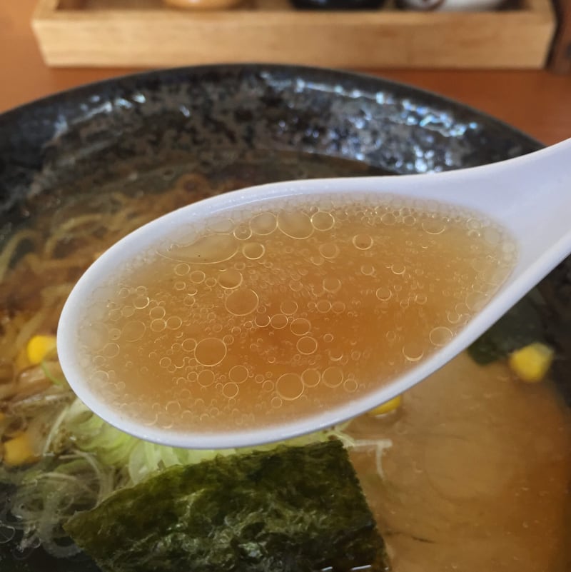 手打ちそばとお食事処 山小屋 秋田県横手市山内 しょうゆラーメン 醤油ラーメン スープ