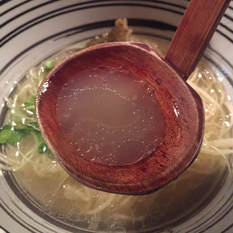 堂の浦 栄町本店 徳島県徳島市 鯛の塩らーめん スープ