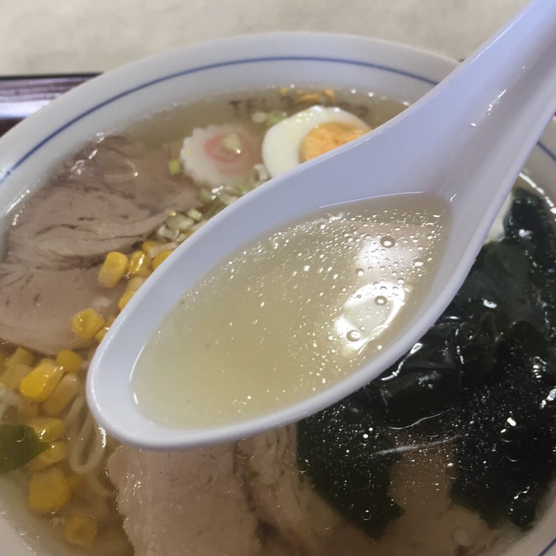 ちや食堂 秋田県にかほ市象潟町 鱈しょっつるラーメン スープ
