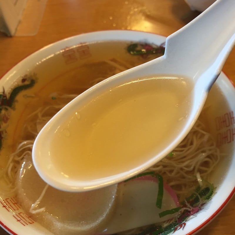 丸竹食堂 秋田県横手市十文字町 冷やがけ中華 スープ