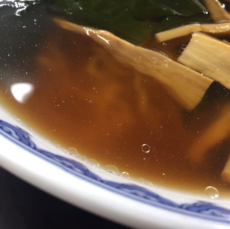 そば処 三忠食堂本店 青森県弘前市 津軽百年食堂 ワカメ中華 スープ