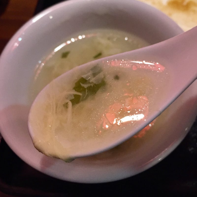 中華美食 小金龍 茨島店 秋田市茨島 油そば 麻婆飯 スープ