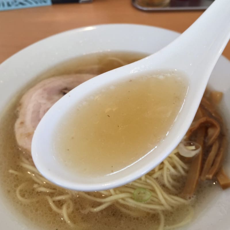 自家製麺 麺や二代目 夜来香 秋田市飯島 こってり中華ソバ スープ
