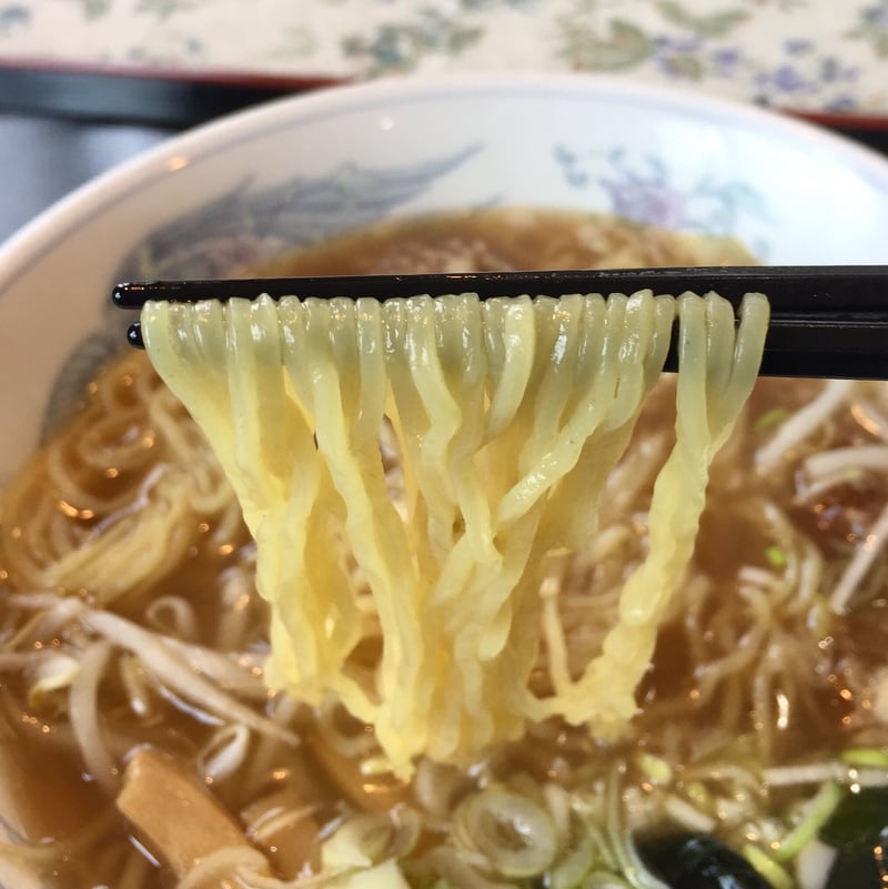 中国料理 天花 秋田市新屋 天花麺 醤油味 ラーメン 麺