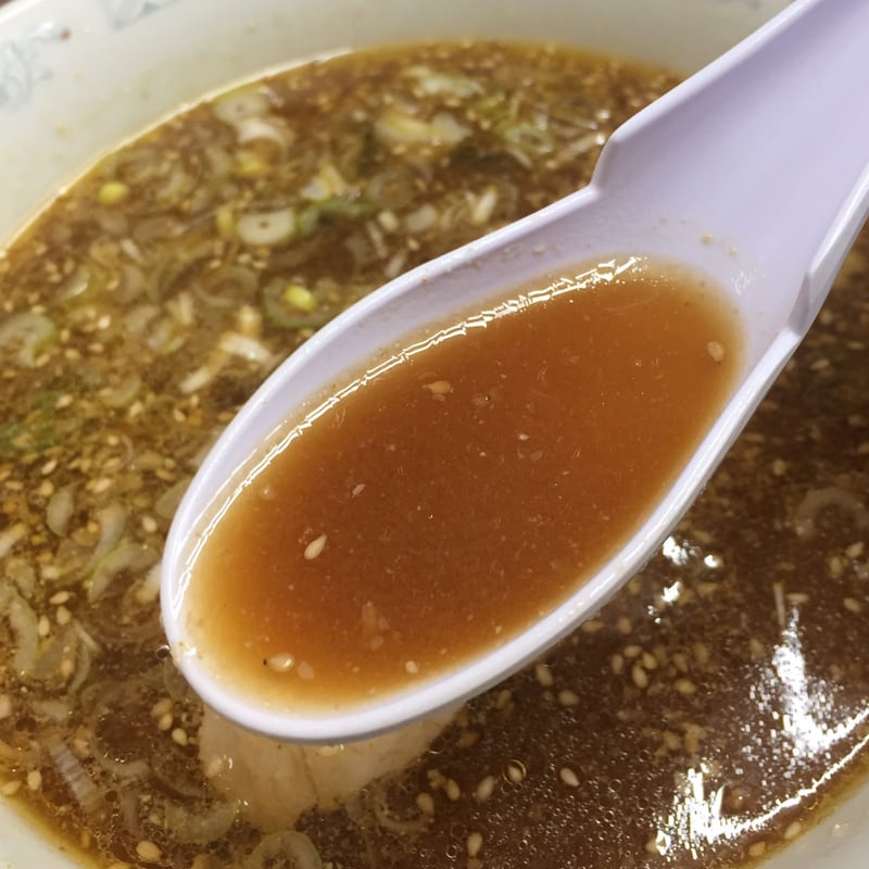 ラーメン五番 秋田市山王 つけめん 味噌 つけ汁 スープ