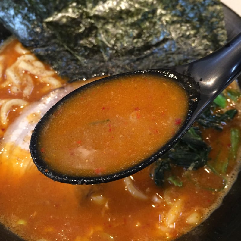 麺屋 新月 秋田県由利本荘市 河内家カラシビ味噌改 スープ