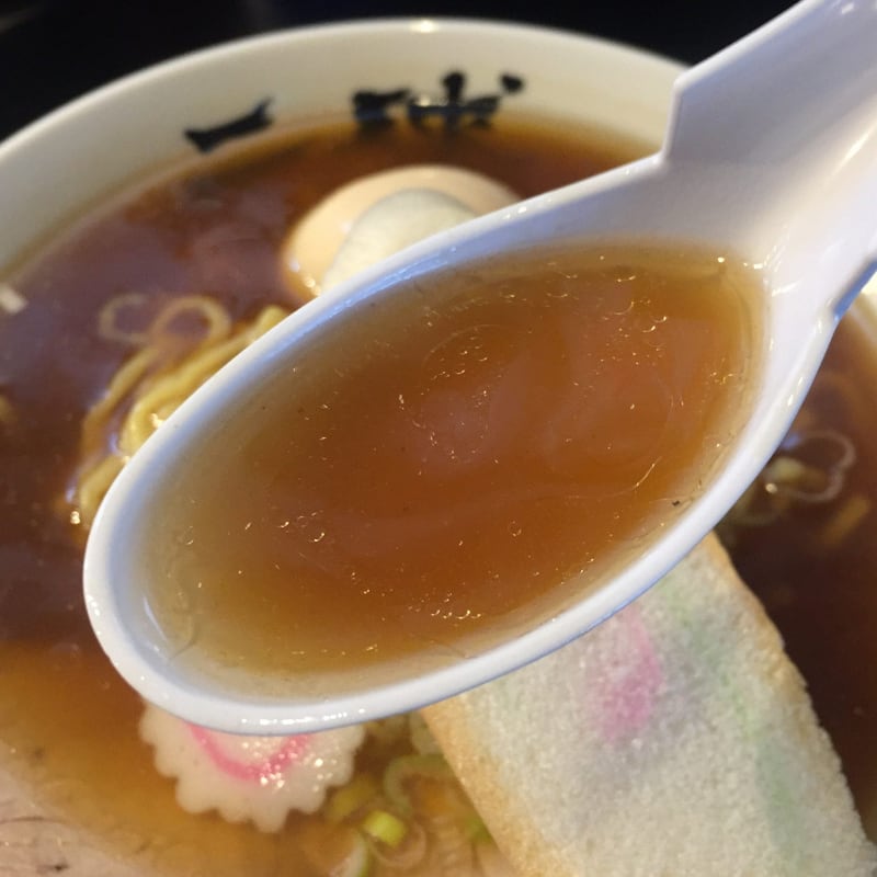 二球 秋田市八橋 煮干しそば「激」 スープ