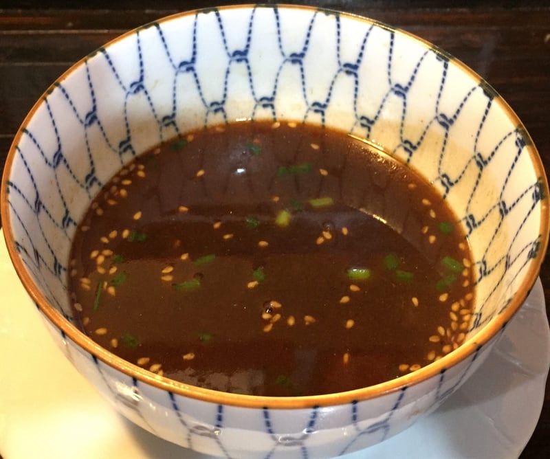 ゆぎ屋 秋田市中通 つけ麺(魚だし) つけ汁 スープ
