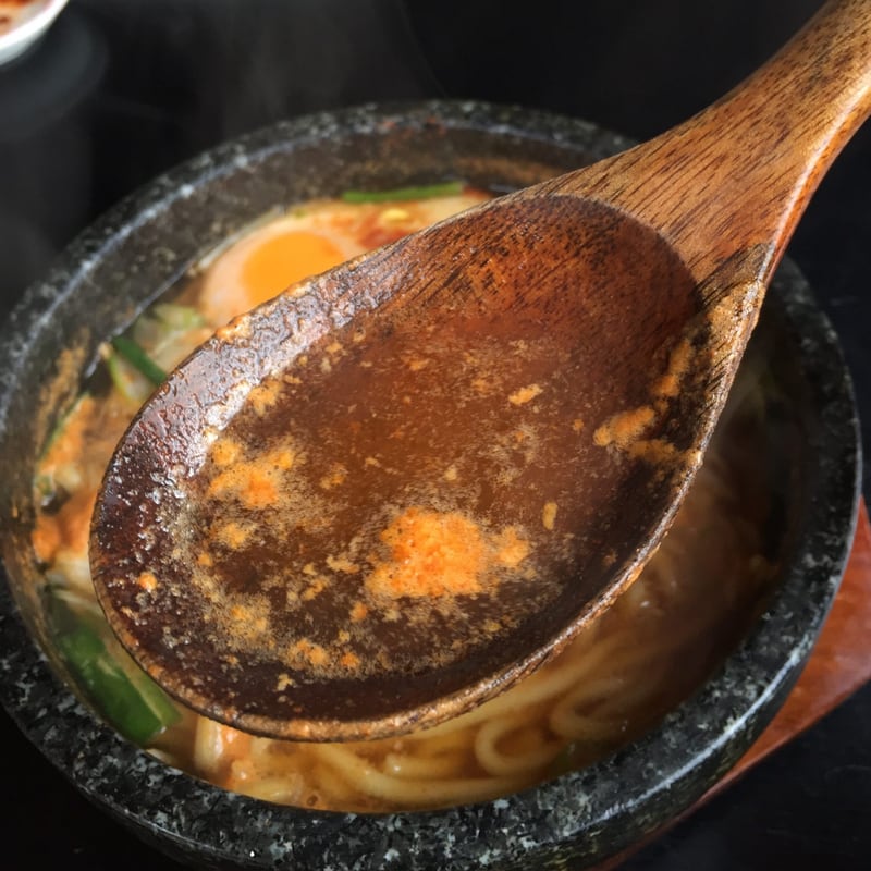 本場手づくり 韓国料理 あけみ家 秋田県湯沢市 石焼ラーメン Bセット スープ