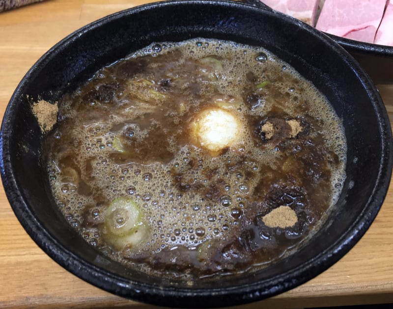 麺屋 羅漢 秋田県横手市条里 つけ麺 スープ つけ汁