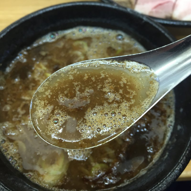 麺屋 羅漢 秋田県横手市条里 つけ麺 スープ つけ汁
