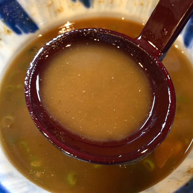 らーめん がれ 秋田県横手市田中町 醤油つけ麺 つけ汁 スープ