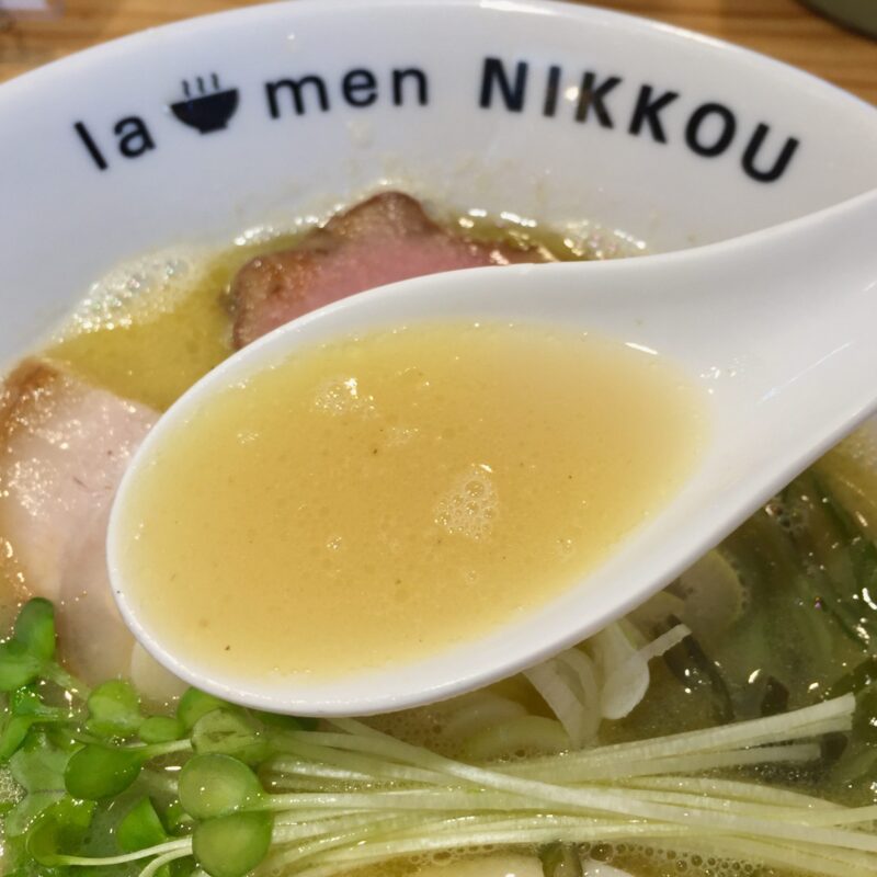ラーメン にっこう la-men NIKKOU 本店 滋賀県彦根市宇尾町 鶏白湯 塩 スープ