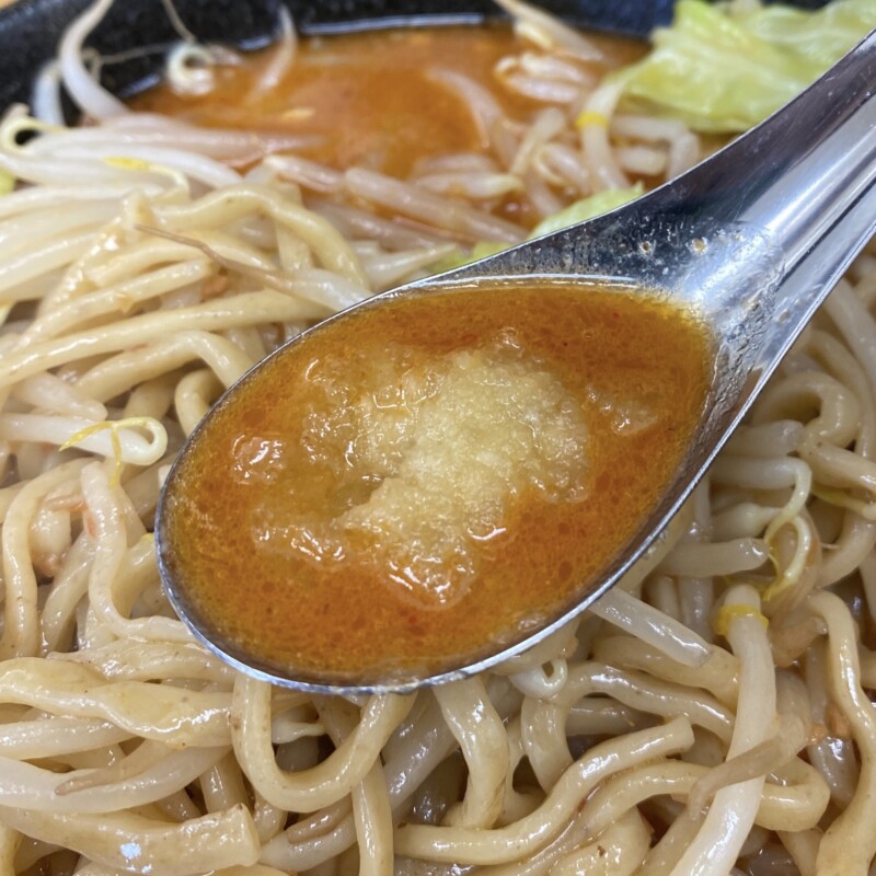 麺屋 羅漢 秋田県横手市条里 羅漢海老ラーメン スープ