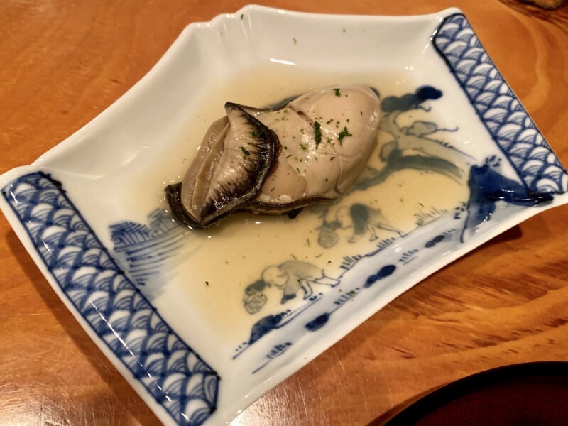 日本料理たかむら 秋田県秋田市大町 三陸真牡蠣の白煮