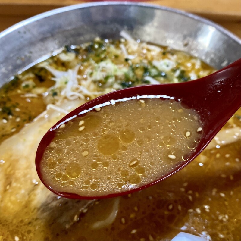 麺屋 居間人 Leap いまじん リープ 山形県天童市東芳賀 濃厚味噌らーめん スープ