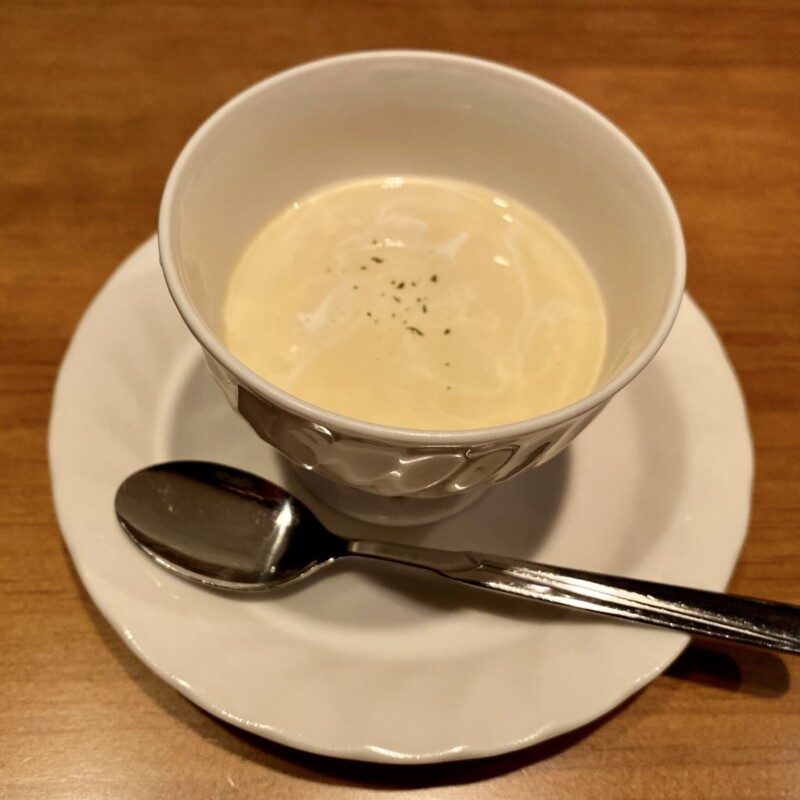 BAR YORKSHIRE TERRIER ヨークシャテリア 新潟県新潟市中央区古町通 お通し 冷製スープ