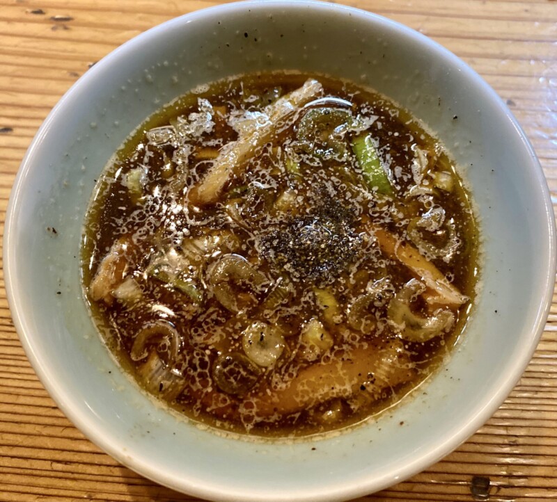 自家製麺うろた 福島県福島市新町 つけそば つけ麺 つけ汁 スープ