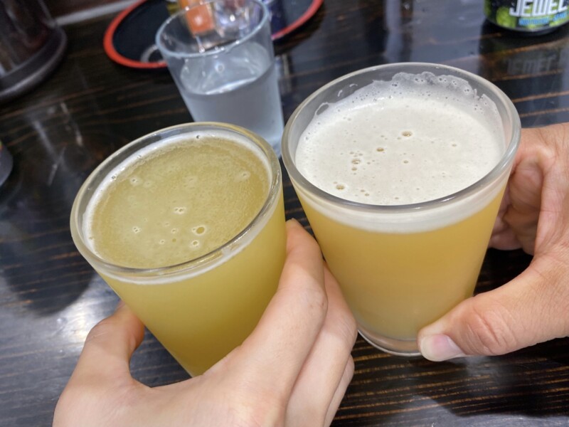 うえんで 山鹿店 やまがてん 福島県会津若松市西栄町 グラスビール 乾杯