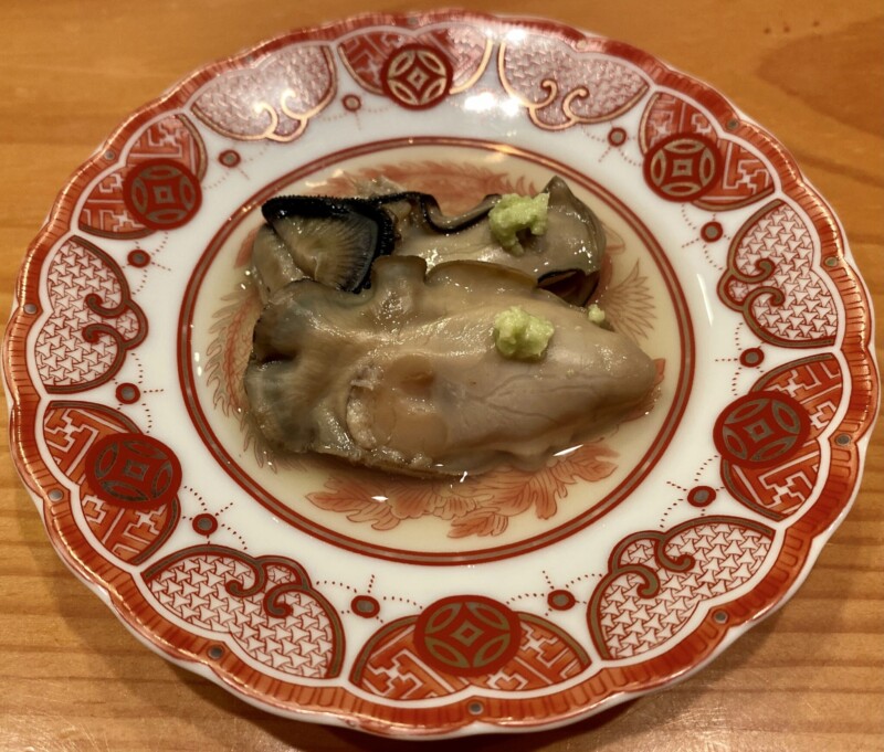 日本料理 たかむら 秋田県秋田市大町 一万三千円のコース 三陸真牡蠣の白煮