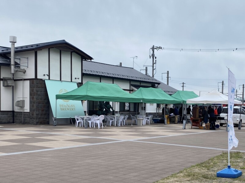 ラーメン披露宴 秋田県男鹿市船川港 稲とアガベ醸造所前 外観
