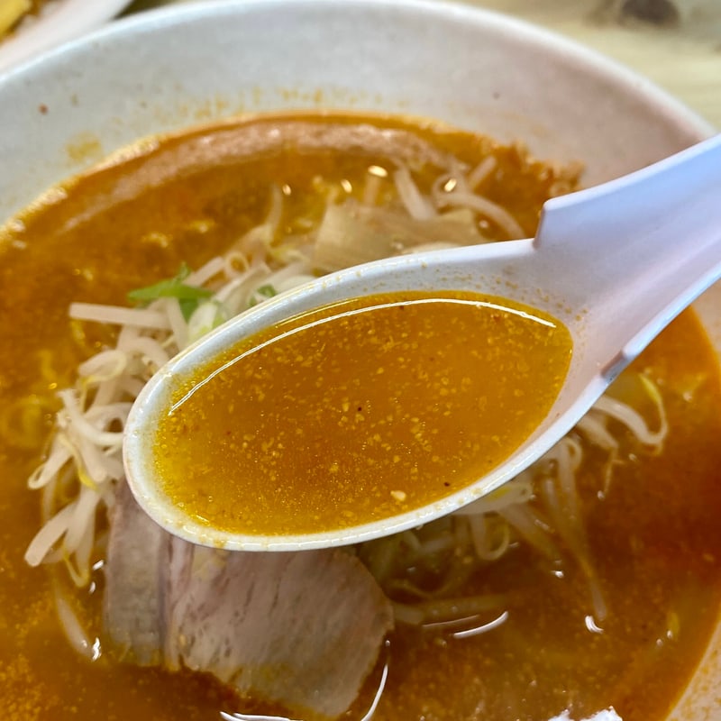 かっぱ飯店 岩手県花巻市大通り 担子麺 たんすーめん スープ