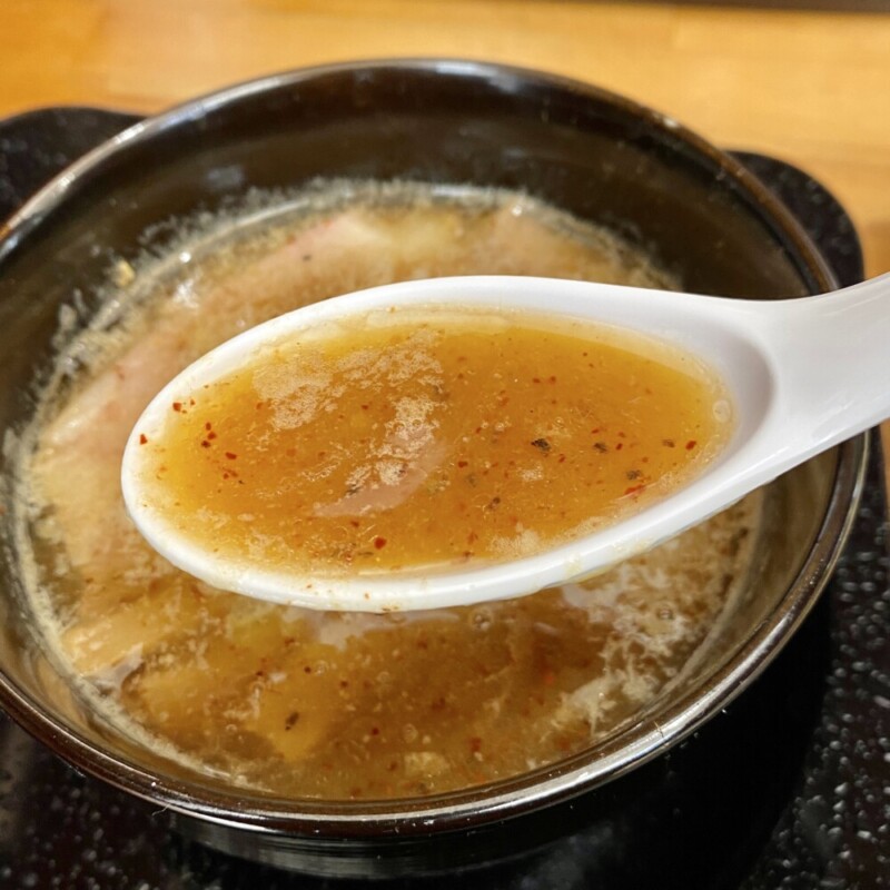中華そば 島風 しまかぜ 福島県いわき市四倉町 味玉つけめん つけ麺 つけ汁 スープ
