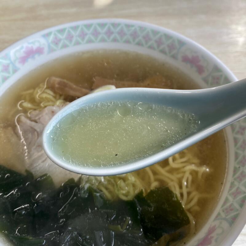 中華料理 永華 えいか 秋田県大館市曲田 塩ラーメン スープ