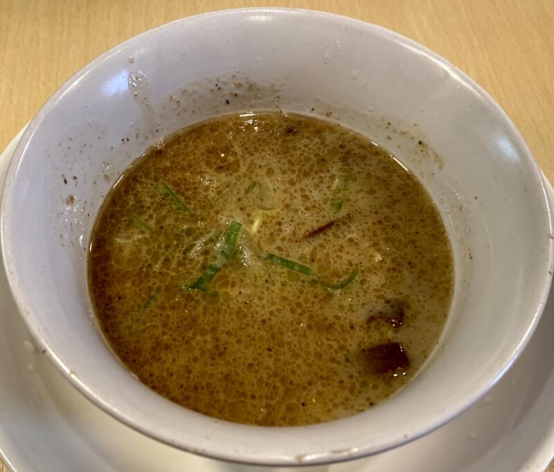 西中華そば店 青森県青森市中央 つけ麺 並 濃厚豚骨魚介系 つけ汁 スープ