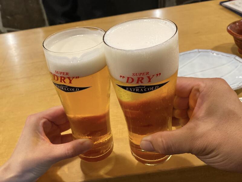河太郎 博多駅店 福岡県博多区博多駅中央街 生ビール 乾杯