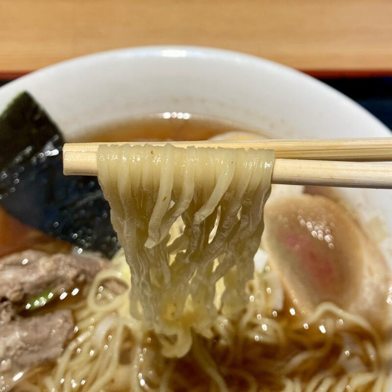 とん喜 秋田県鹿角市花輪 醤油ラーメン 麺