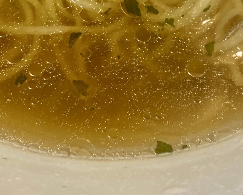 がんこラーメン華漸 かぜん 一条流 がんこラーメン八代目 鳥取県米子市旗ヶ崎 塩(しそ風味) 塩ラーメン スープ