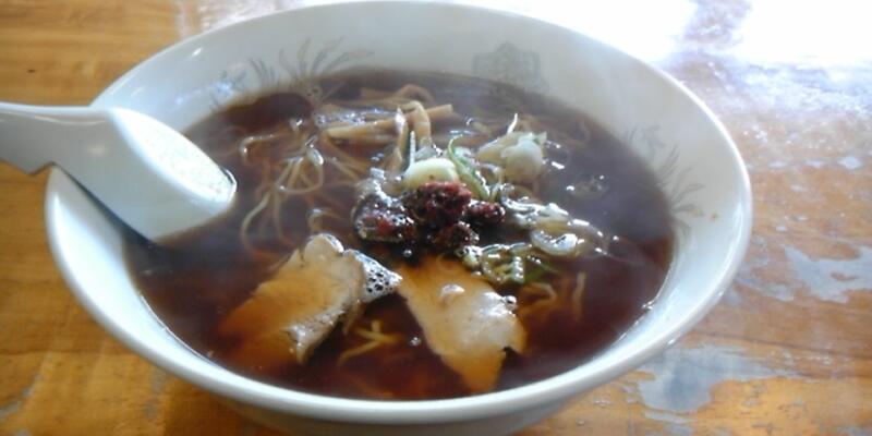 仲江戸 秋田県秋田市御野場 秋田ご当地 江戸系ラーメン 醤油ラーメン ラーメン(小)