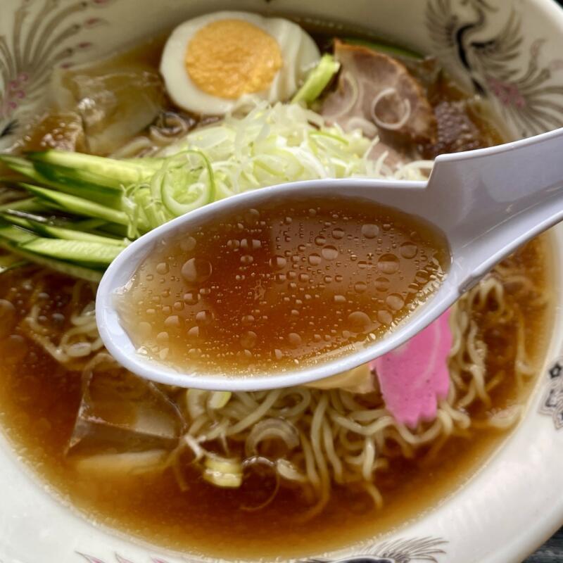 たんぽぽ 秋田県鹿角市花輪 いとく鹿角ショッピングセンター内 山形冷やしラーメン 山形ご当地 冷しラーメン 醤油ラーメン スープ