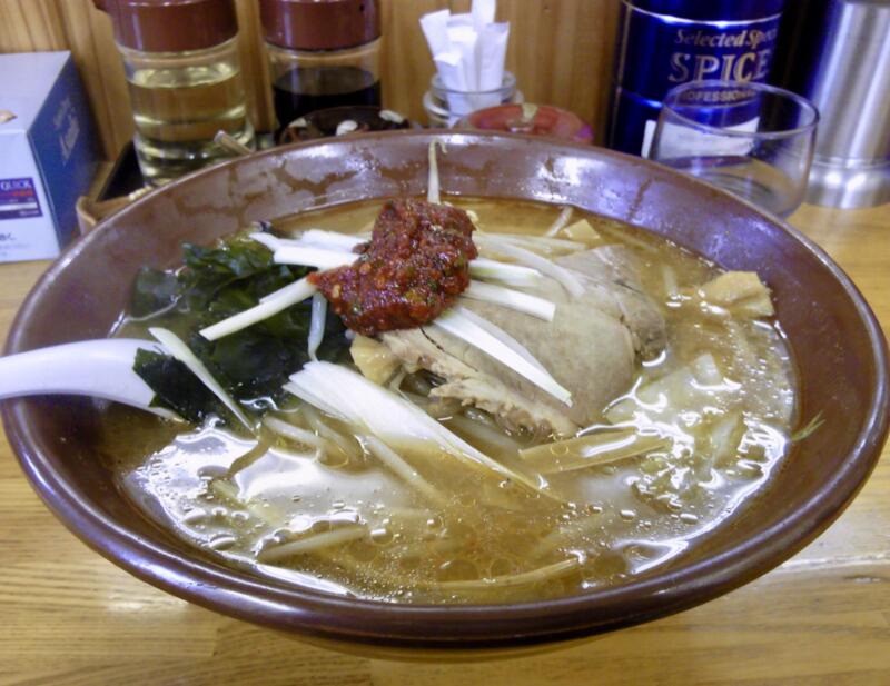 ラーメン亭 かぜ 秋田県秋田市保戸野 かぜ辛ラーメン(味噌)