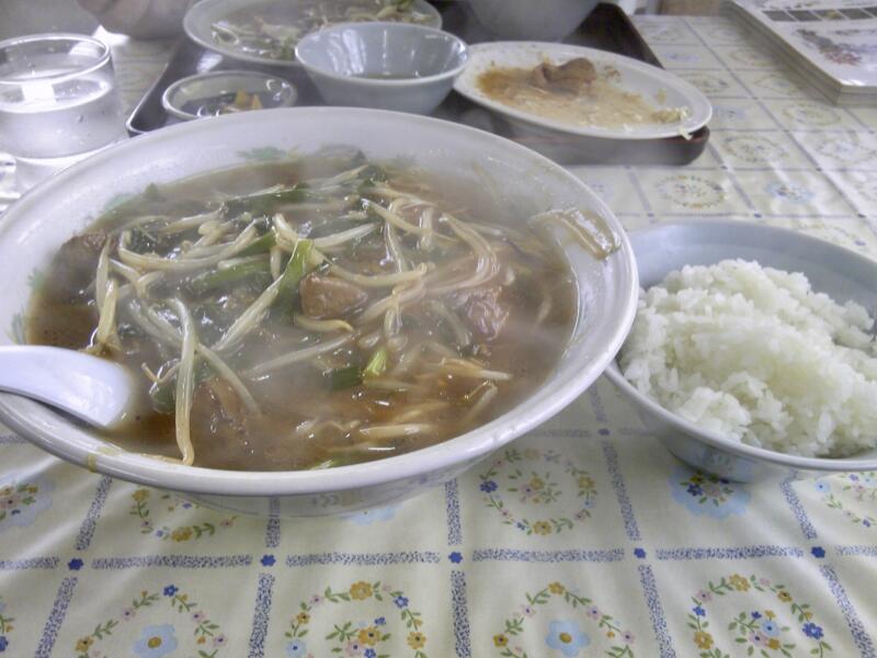 らーめん華月 秋田県秋田市寺内 肝韮麺 カンチューメン レバニラあんかけラーメン