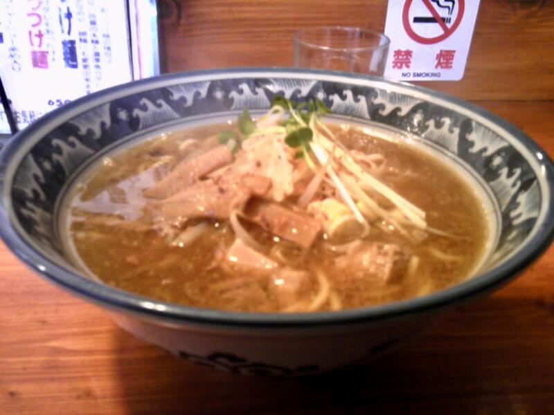 岩鷲 岩手県北上市 煮干しラーメン 味噌ラーメン 特製にぼみそらーめん(太麺)