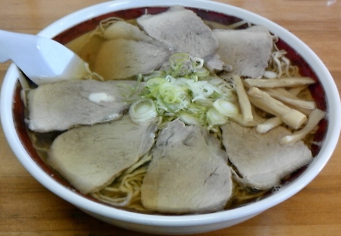 元祖十文字中華そば マルタマ 秋田県横手市十文字町 秋田ご当地 十文字ラーメン 醤油ラーメン チャーシューメン(大盛)