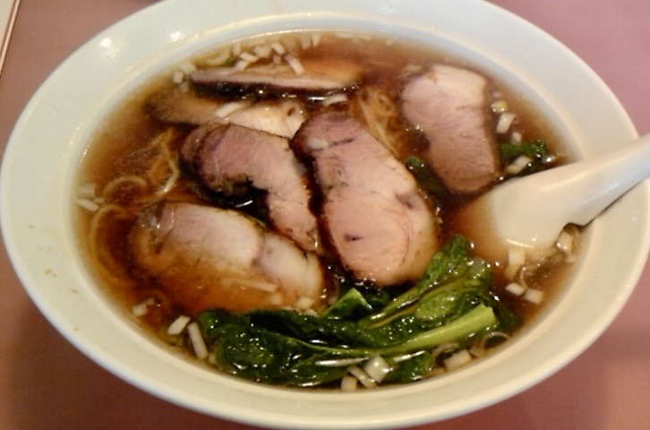 中国料理盛 秋田県秋田市八橋 チャーシューめん 叉焼湯麺 醤油ラーメン