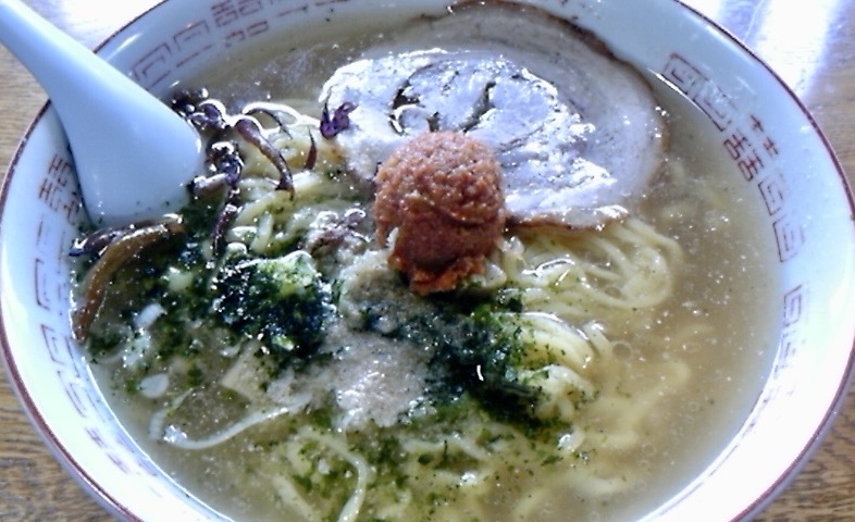 泉州ラーメン 石橋屋 秋田県秋田市山王 辛しおラーメン(大盛り)