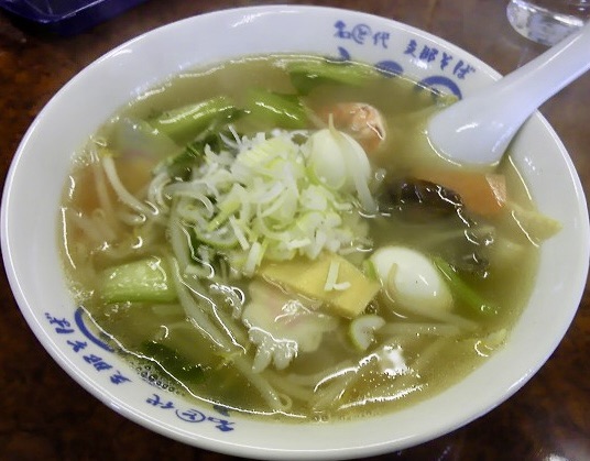 名代支那そば まると本店 秋田県秋田市川尻 特製五目タンメン ラーメン