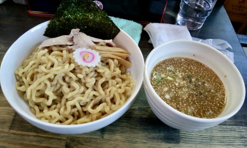 支那そば ほぬや 秋田県秋田市東通 亀正式つけ麺(大)