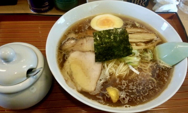 麺屋 雷屋 秋田県秋田市広面 煮干し醤油ラーメン 煮干し中華そば(雷そば)