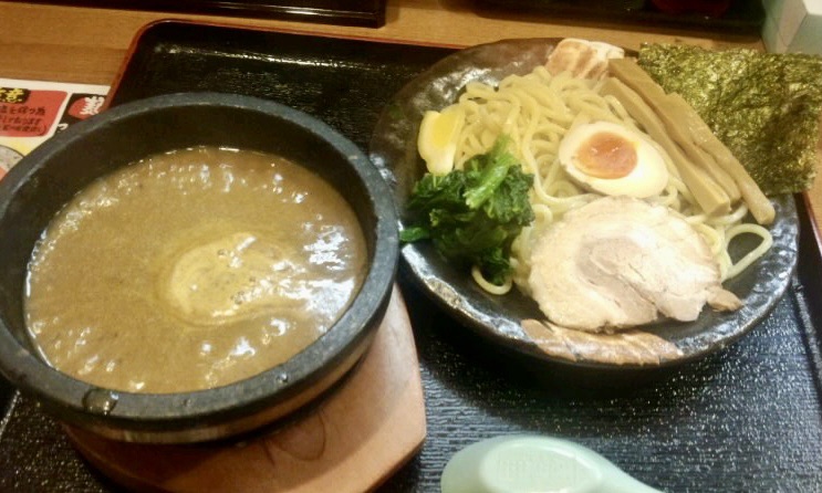 竹本商店 つけ麺 開拓舎 秋田県秋田市土崎 濃厚豚骨伊勢海老つけ麺(並盛)