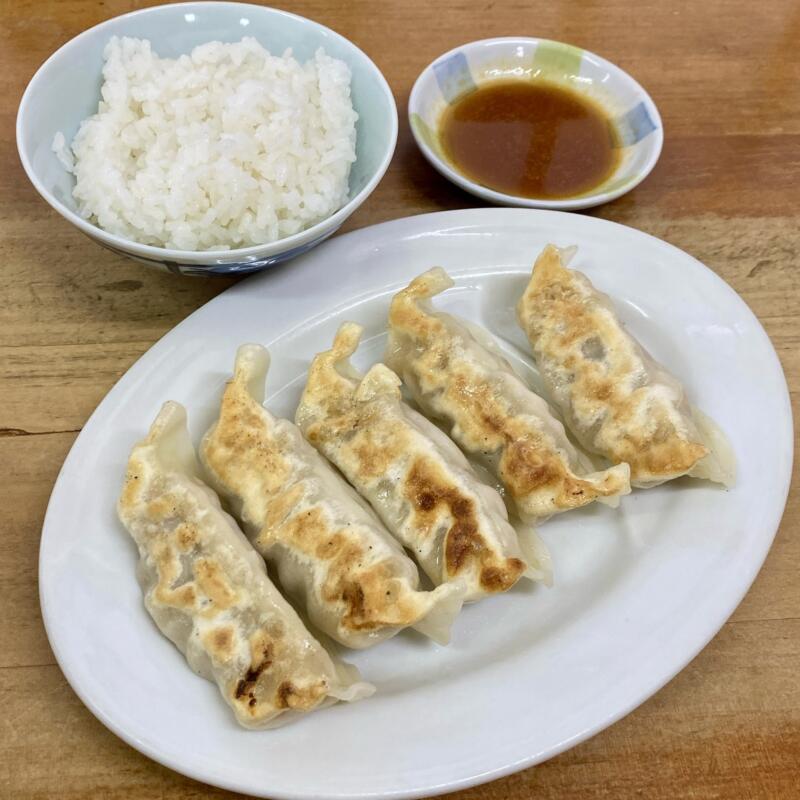 元祖十文字中華そば マルタマ マルタマ食堂 秋田県横手市十文字町佐賀会 ギョーザ 餃子 半ライス