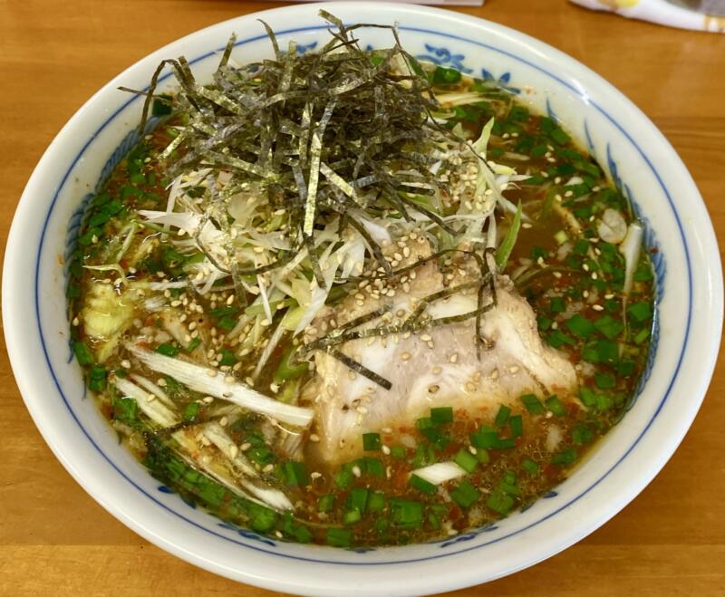 彩光らーめん ラーメン彩光 秋田県大仙市鑓見内 旧中仙町 辛味入りらーめん ねぎみそ 激辛トッピング ネギ味噌ラーメン