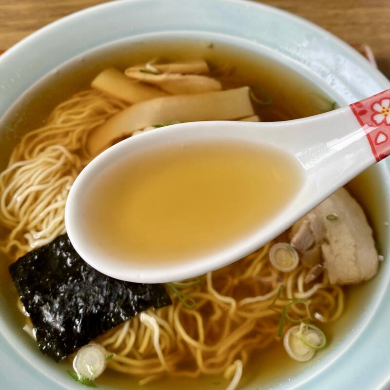 ふく富食堂 岩手県花巻市高木 高木団地 中華そば 醤油ラーメン スープ